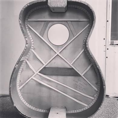 Inner workings of guitar repair